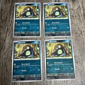 4X Shroodle SV02: Paldea Evolved 144/193